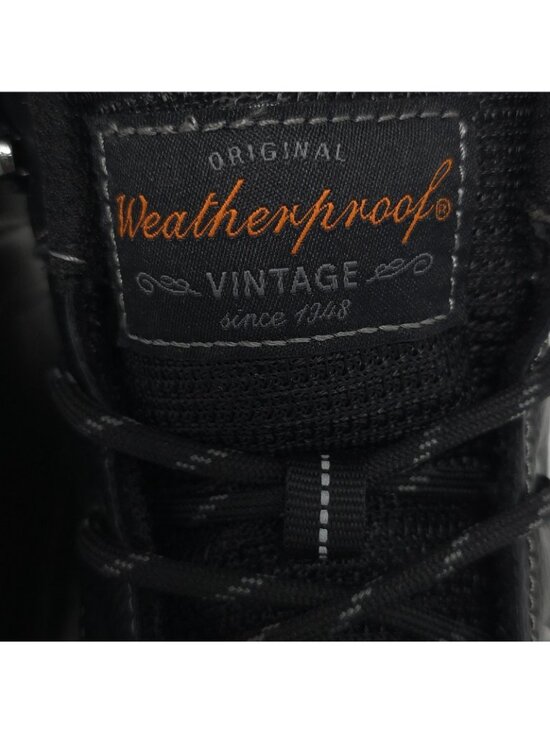 New Weatherproof Vintage Jace Black Combat Hiking Boots Men’s 10M main image 9